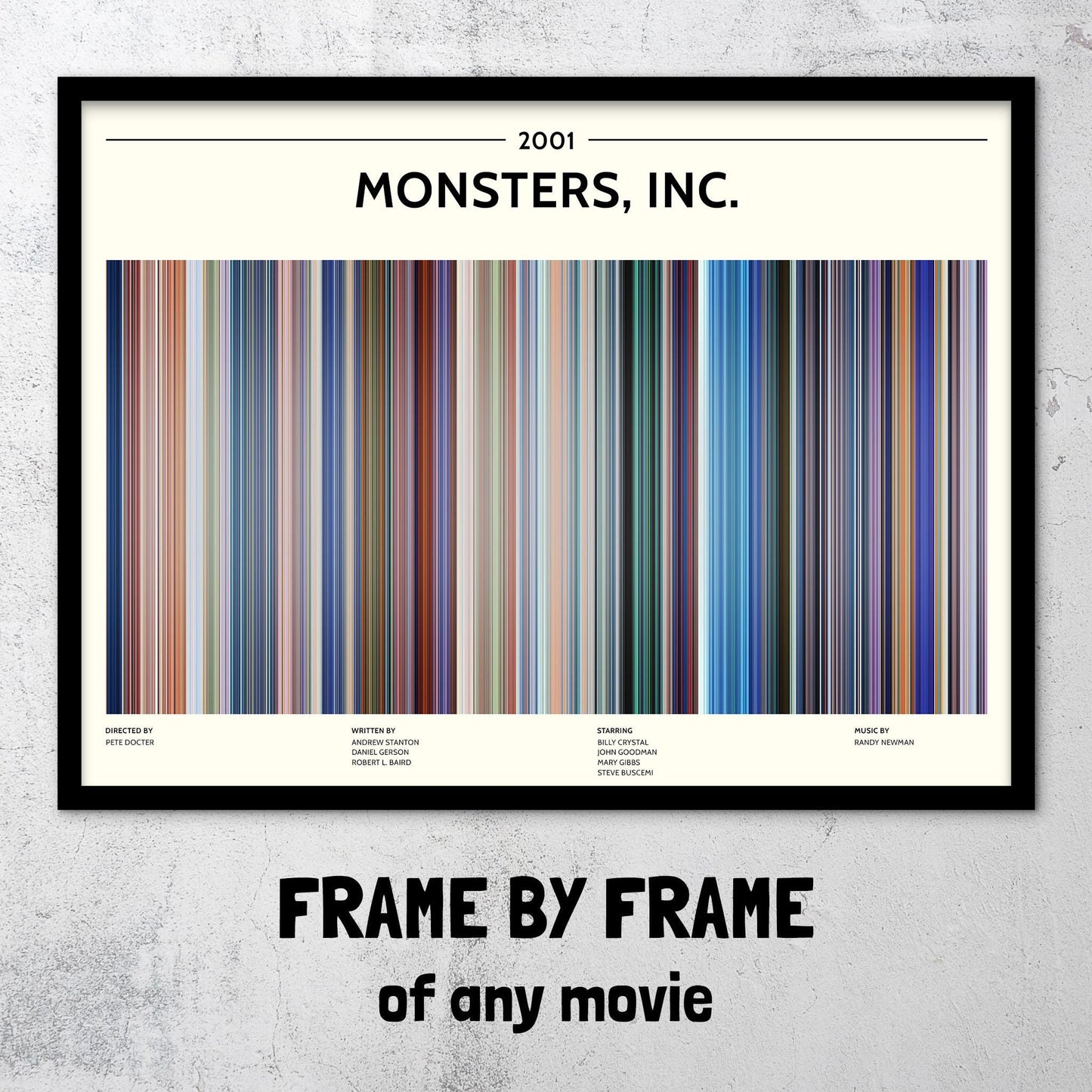 Monsters, Inc. (2001) Barcode Palette