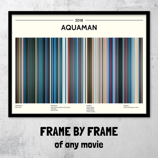 Aquaman (2018) Barcode Palette