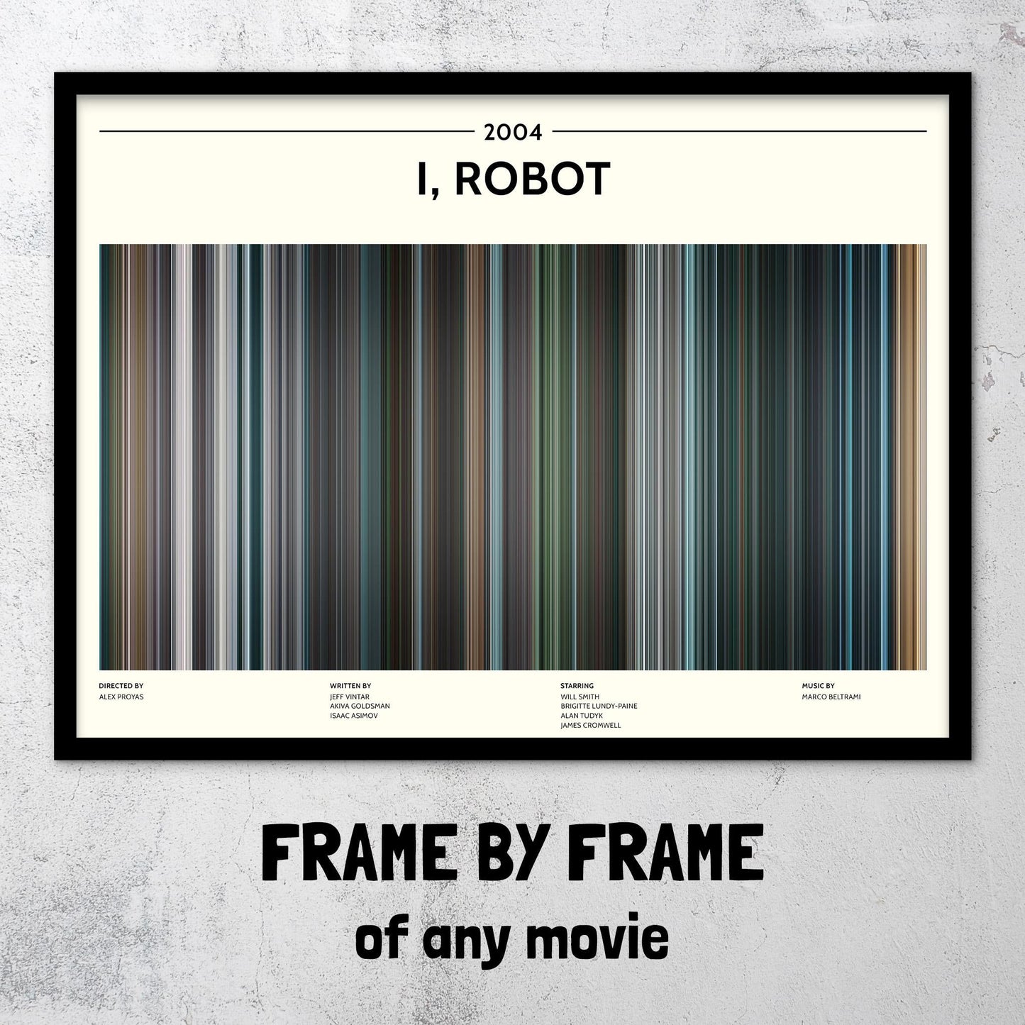 I, Robot (2004) Barcode Palette