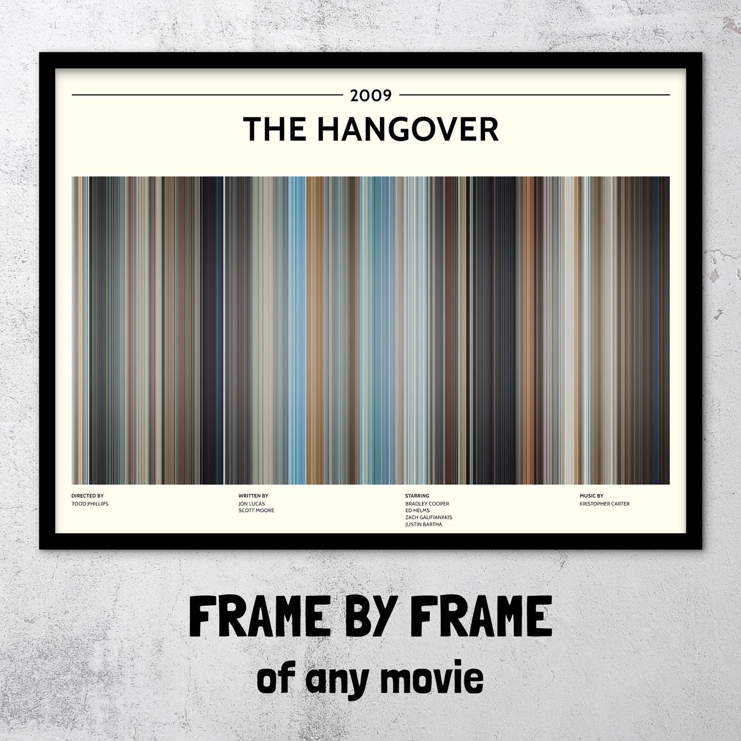 The Hangover (2009) Barcode Palette