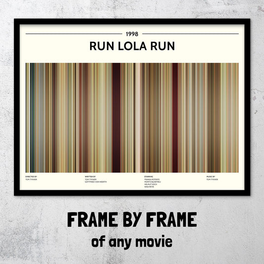 Run Lola Run (1998) Barcode Palette