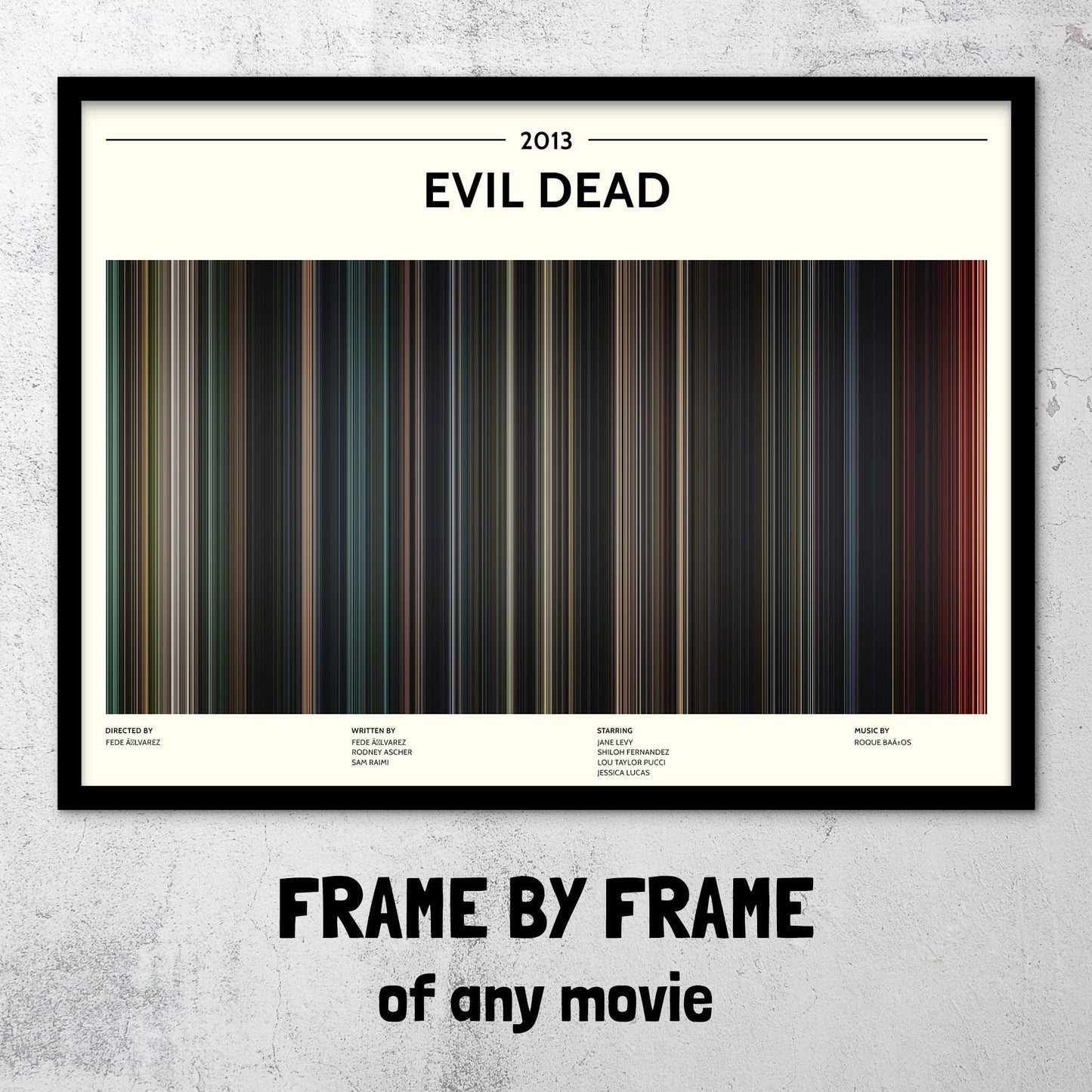 Evil Dead (2013) Barcode Palette