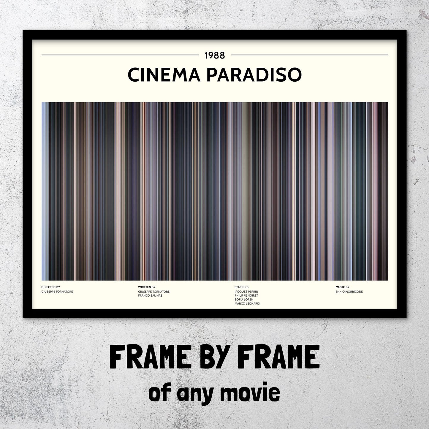 Cinema Paradiso (1988) Barcode Palette