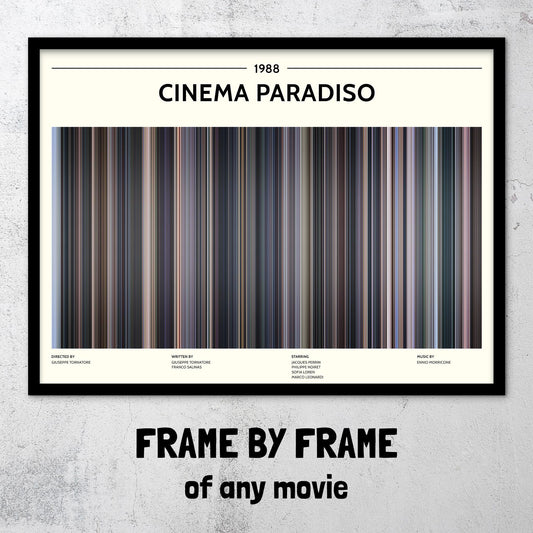 Cinema Paradiso (1988) Barcode Palette