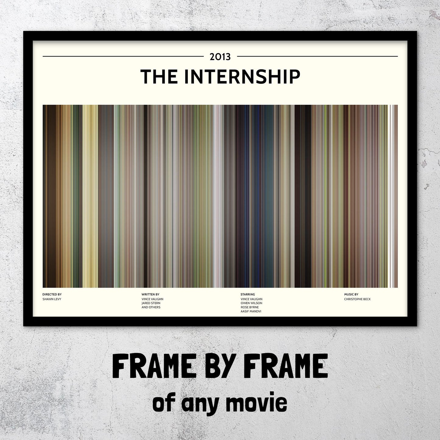 The Internship (2013) Barcode Palette