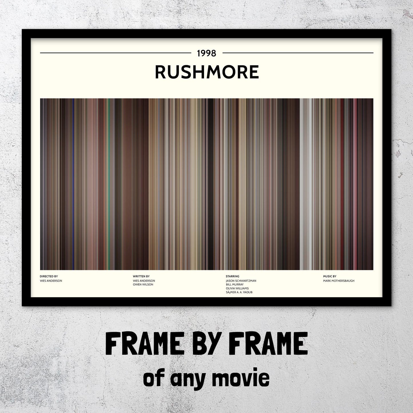 Rushmore (1998) Barcode Palette