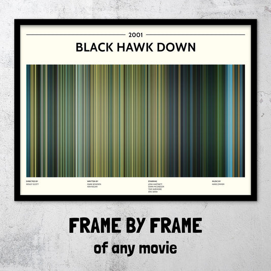 Black Hawk Down (2001) Barcode Palette