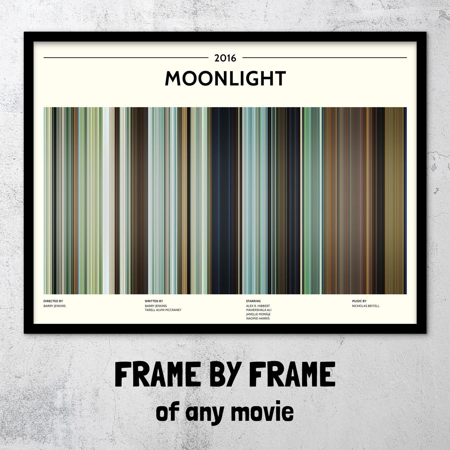 Moonlight (2016) Barcode Palette