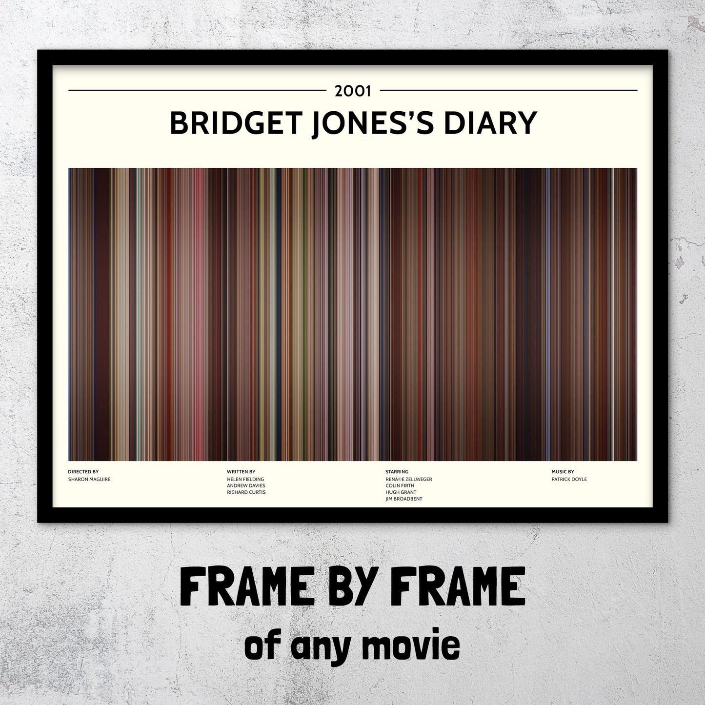 Bridget Jones's Diary (2001) Barcode Palette