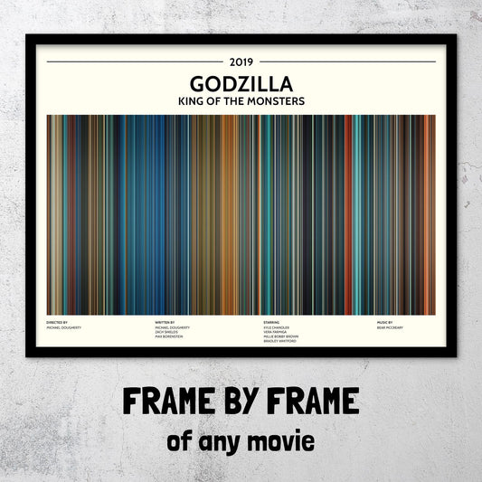 Godzilla: King of the Monsters (2019) Barcode Palette