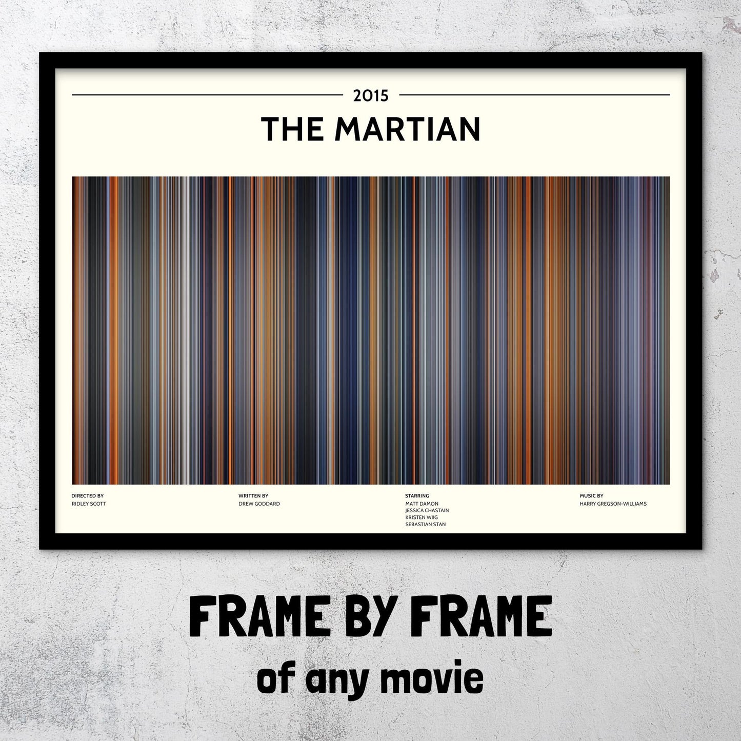 The Martian (2015) Barcode Palette