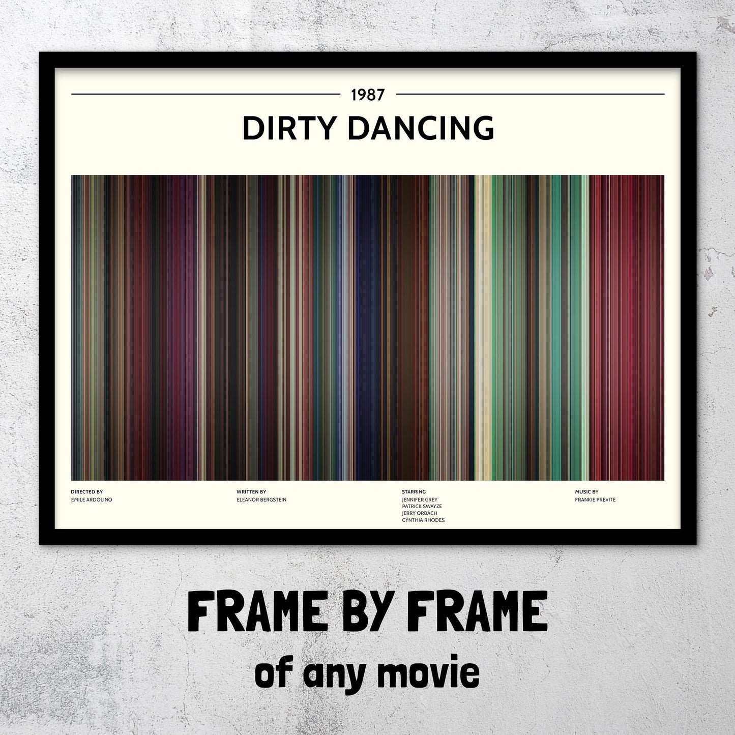 Dirty Dancing (1987) Barcode Palette