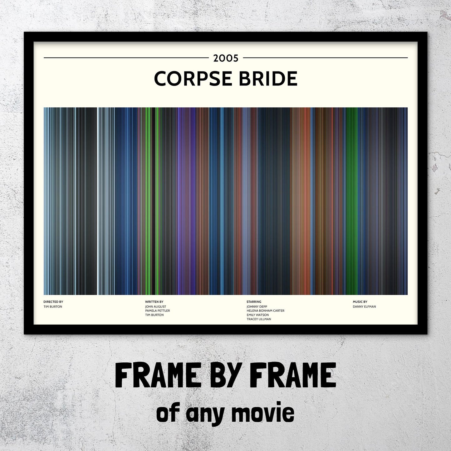 Corpse Bride (2005) Barcode Palette