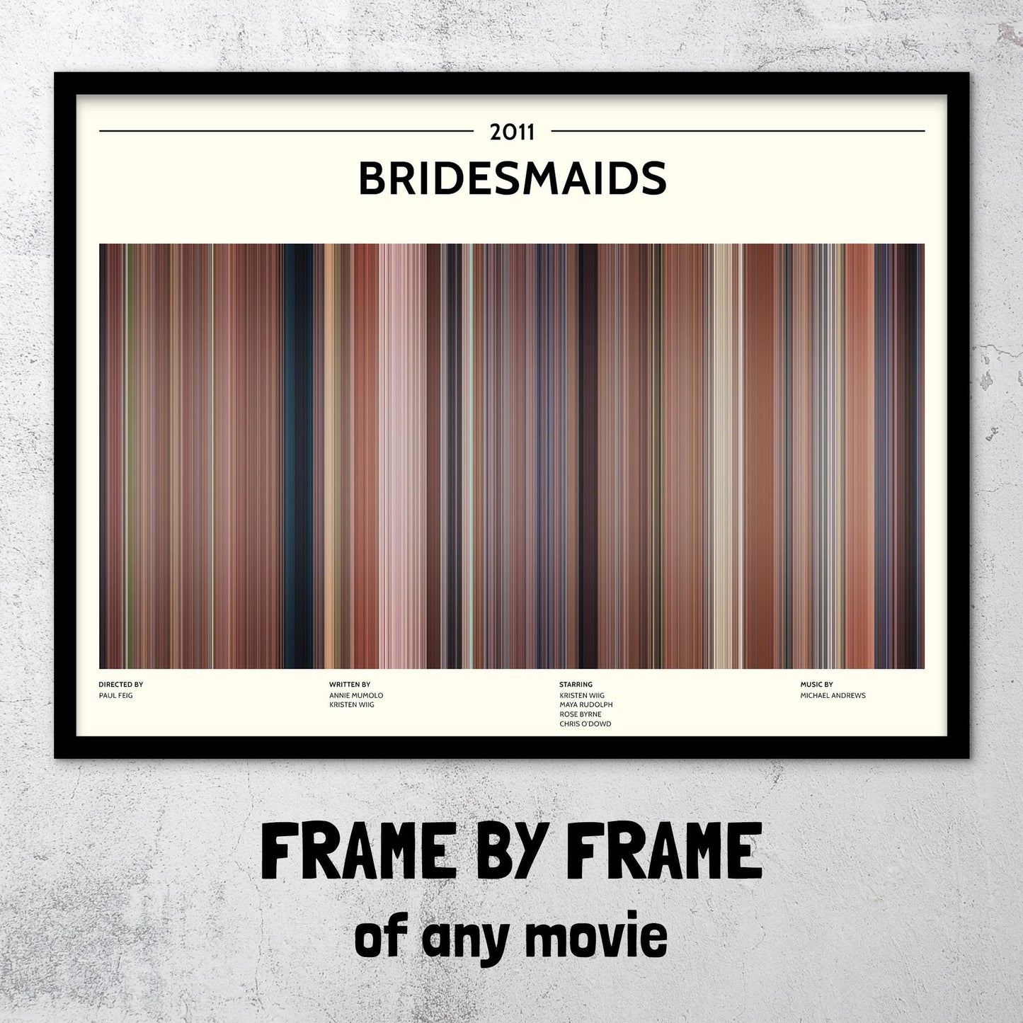 Bridesmaids (2011) Barcode Palette