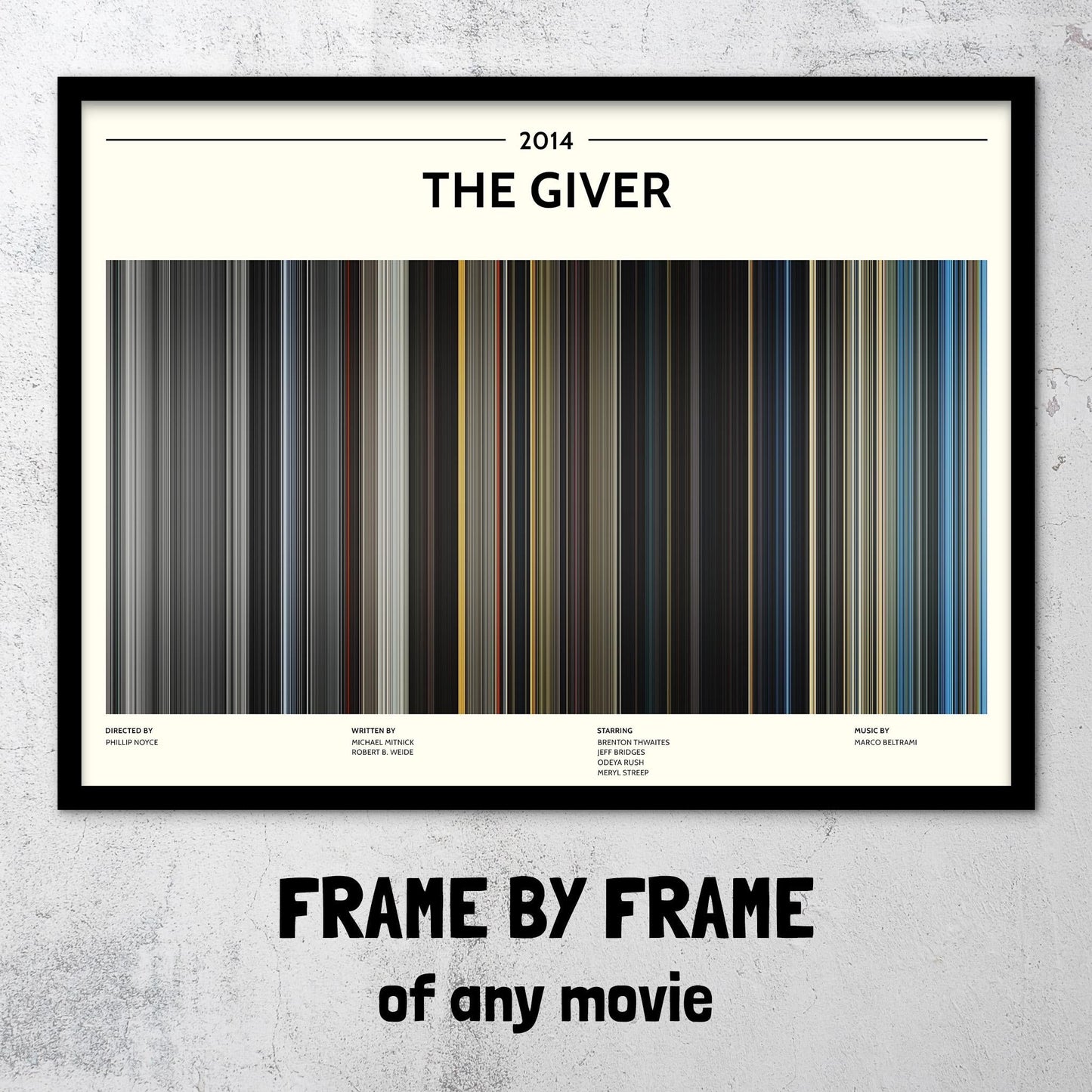 The Giver (2014) Barcode Palette