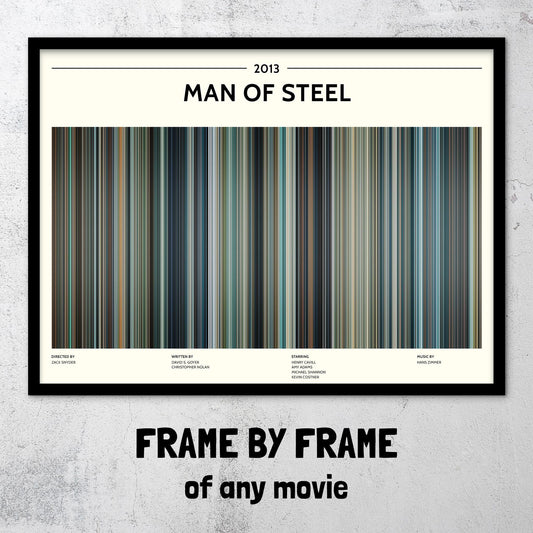 Man of Steel (2013) Barcode Palette