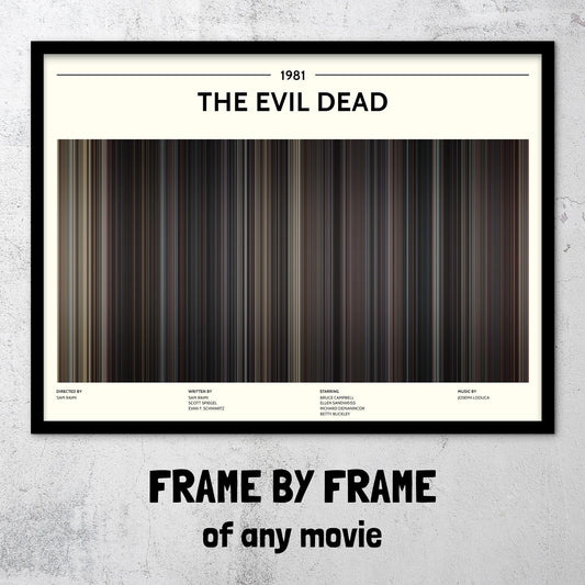 The Evil Dead (1981) Barcode Palette