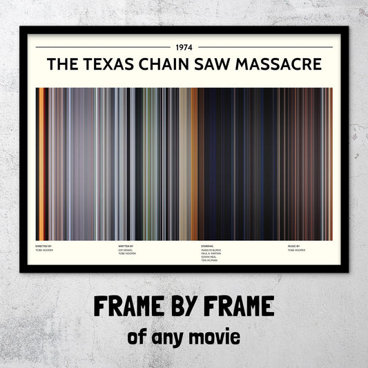 The Texas Chain Saw Massacre (1974) Barcode Palette