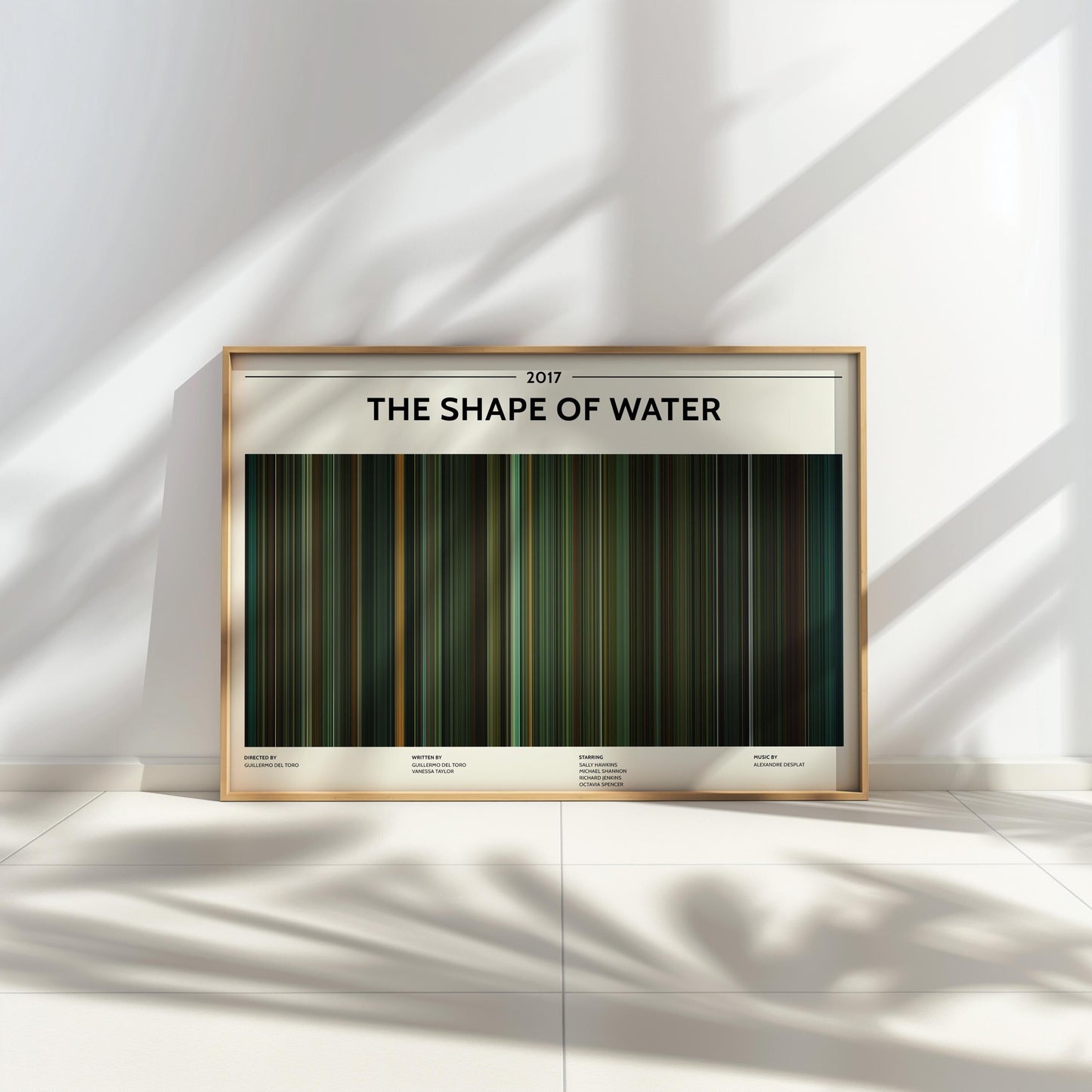 The Shape of Water (2017) Barcode Palette