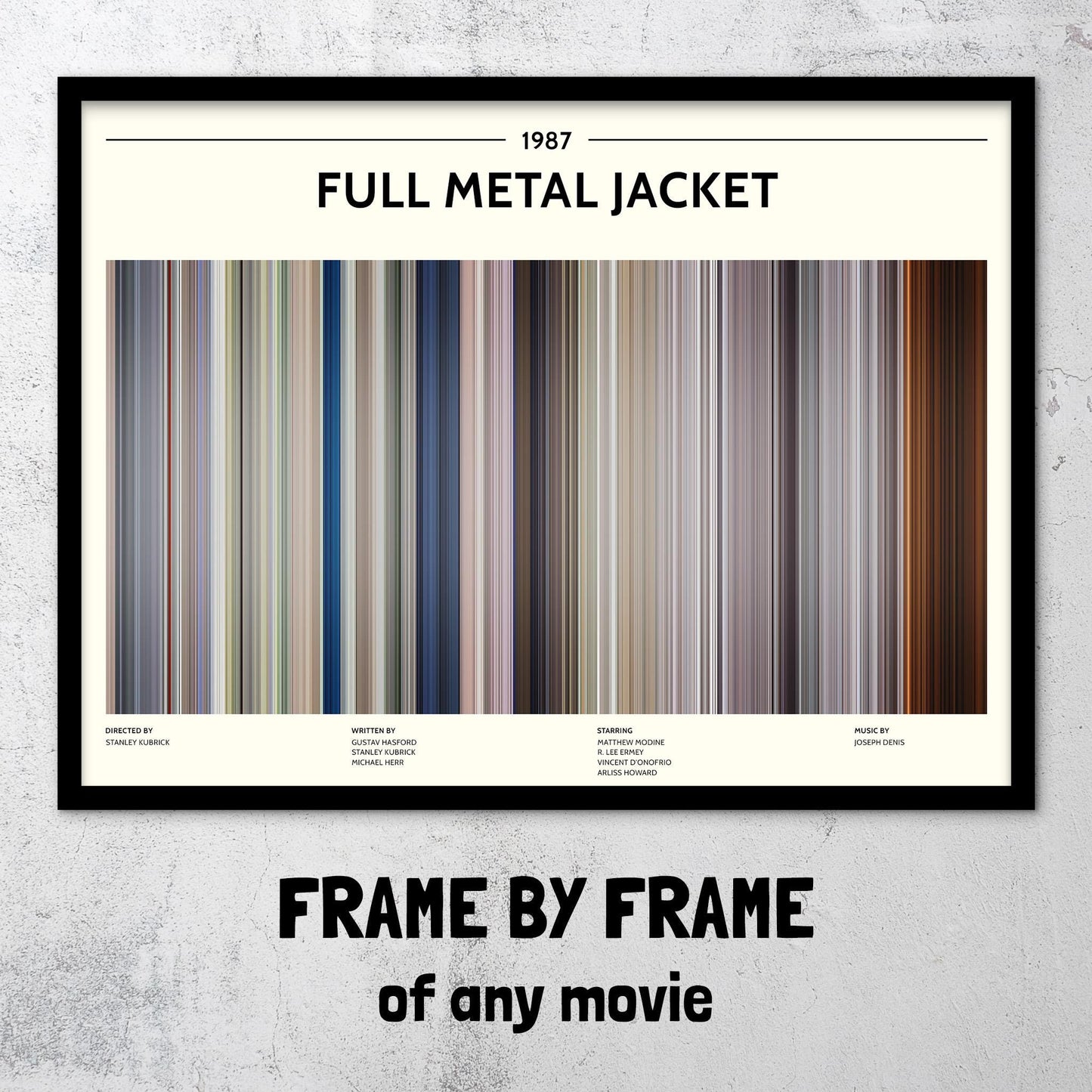 Full Metal Jacket (1987) Barcode Palette