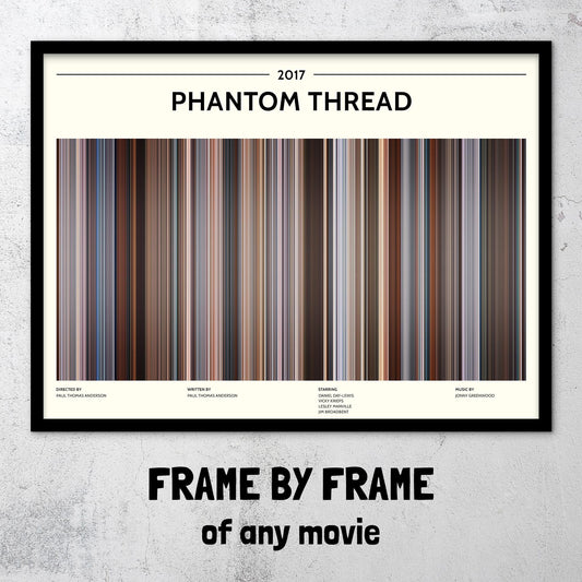 Phantom Thread (2017) Barcode Palette