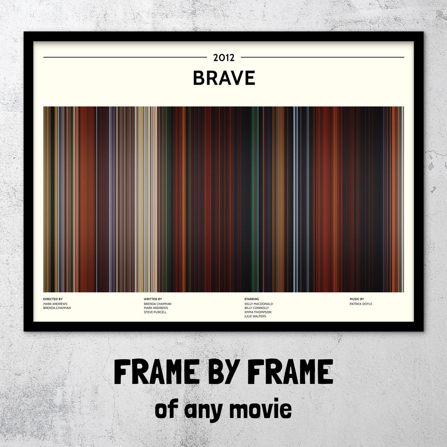 Brave (2012) Barcode Palette