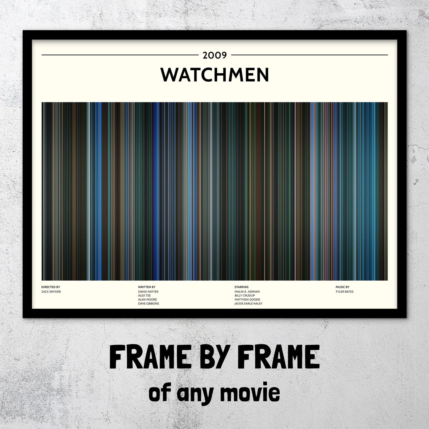 Watchmen (2009) Barcode Palette