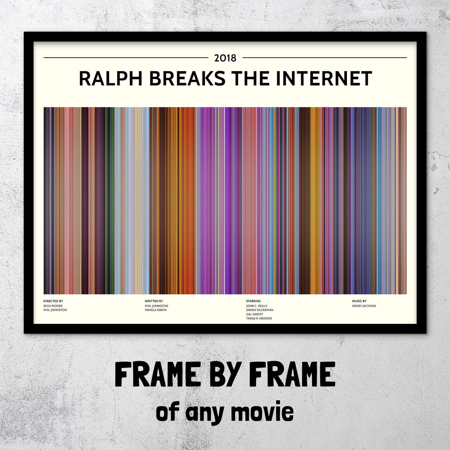 Ralph Breaks the Internet (2018) Barcode Palette