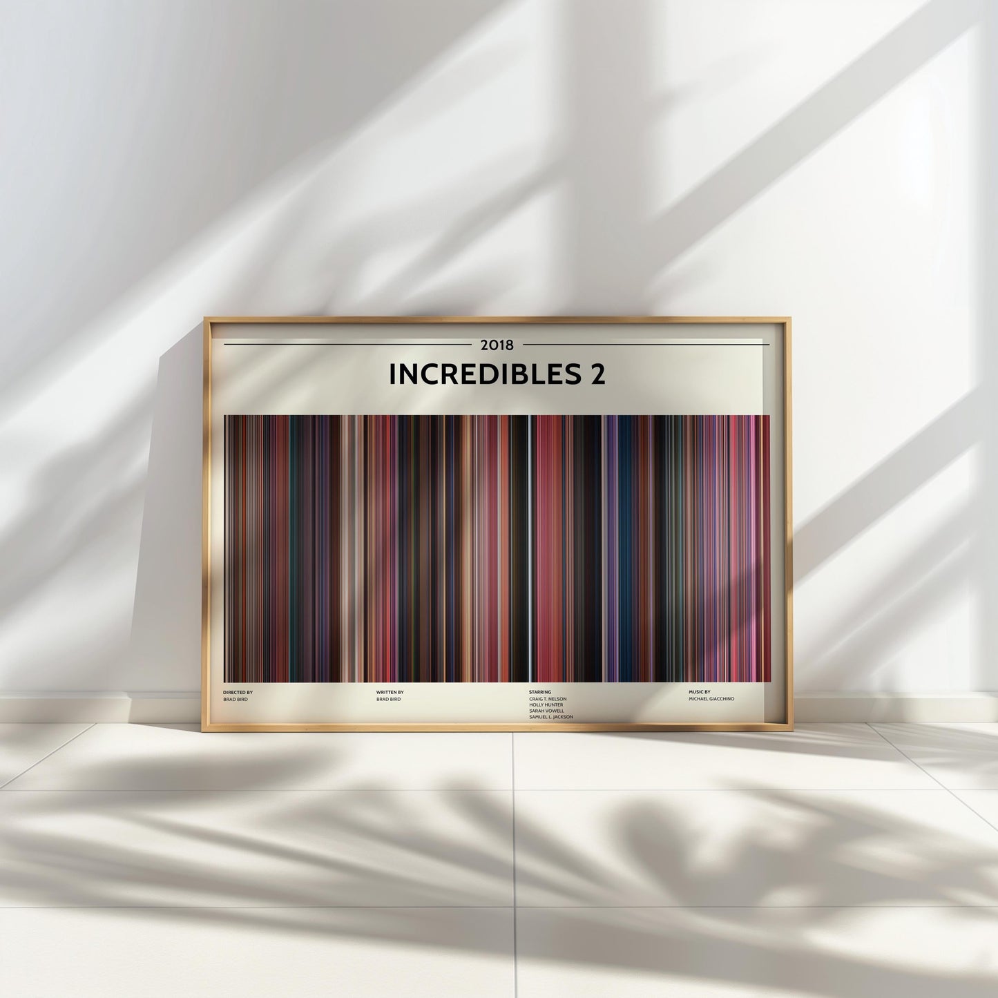 Incredibles 2 (2018) Barcode Palette