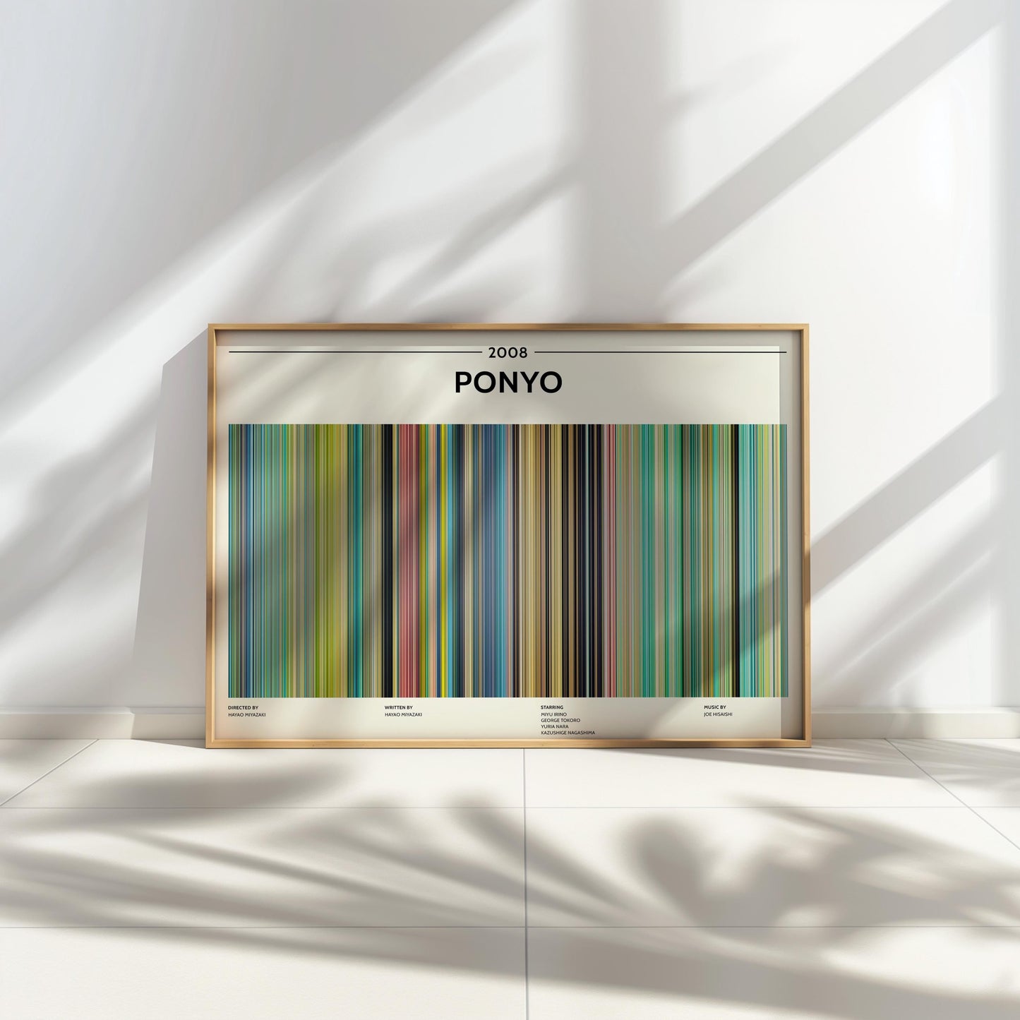 Ponyo (2008) Barcode Palette