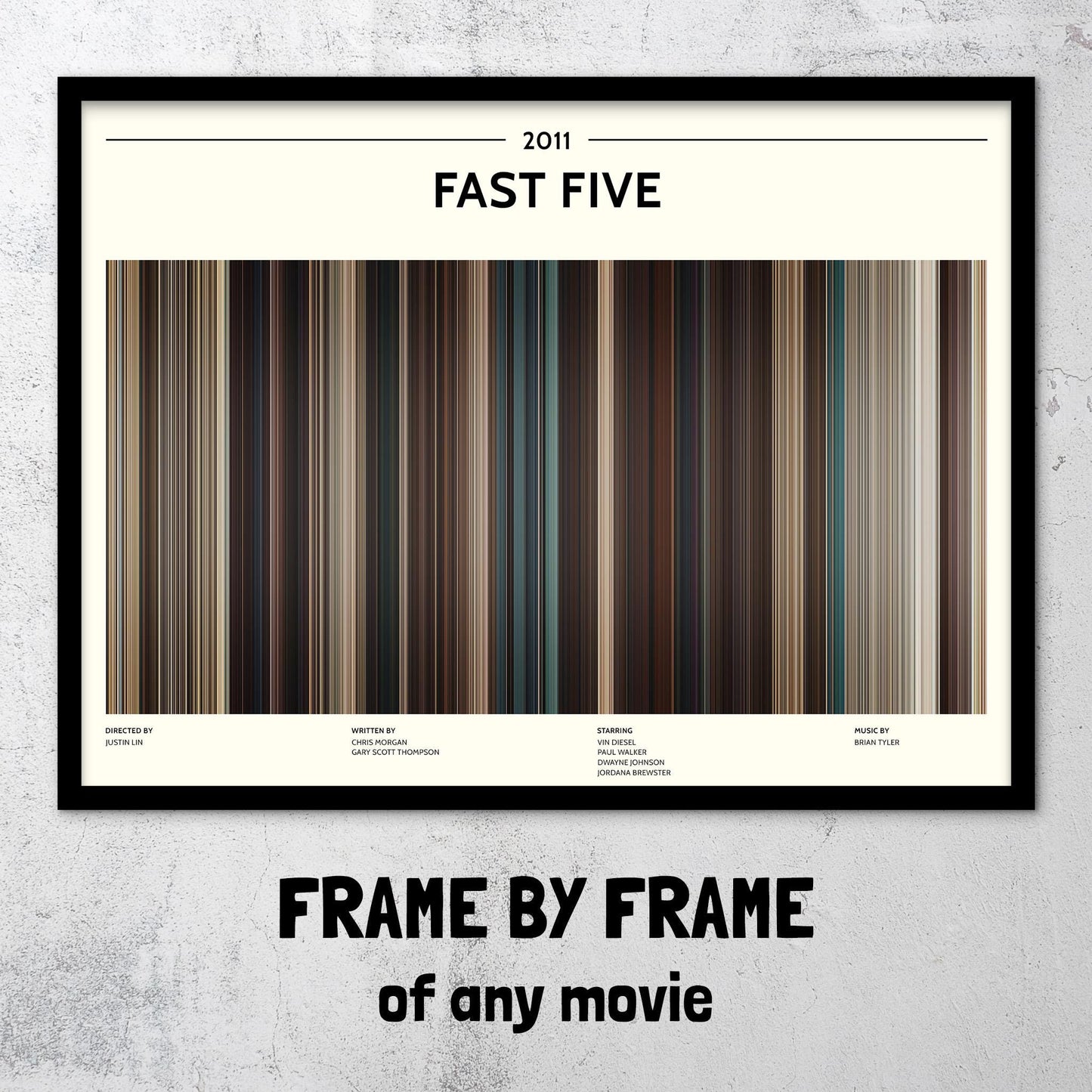 Fast Five (2011) Barcode Palette