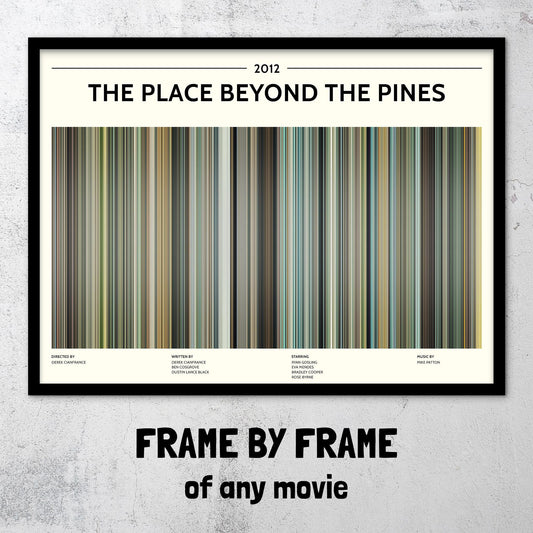 The Place Beyond the Pines (2012) Barcode Palette