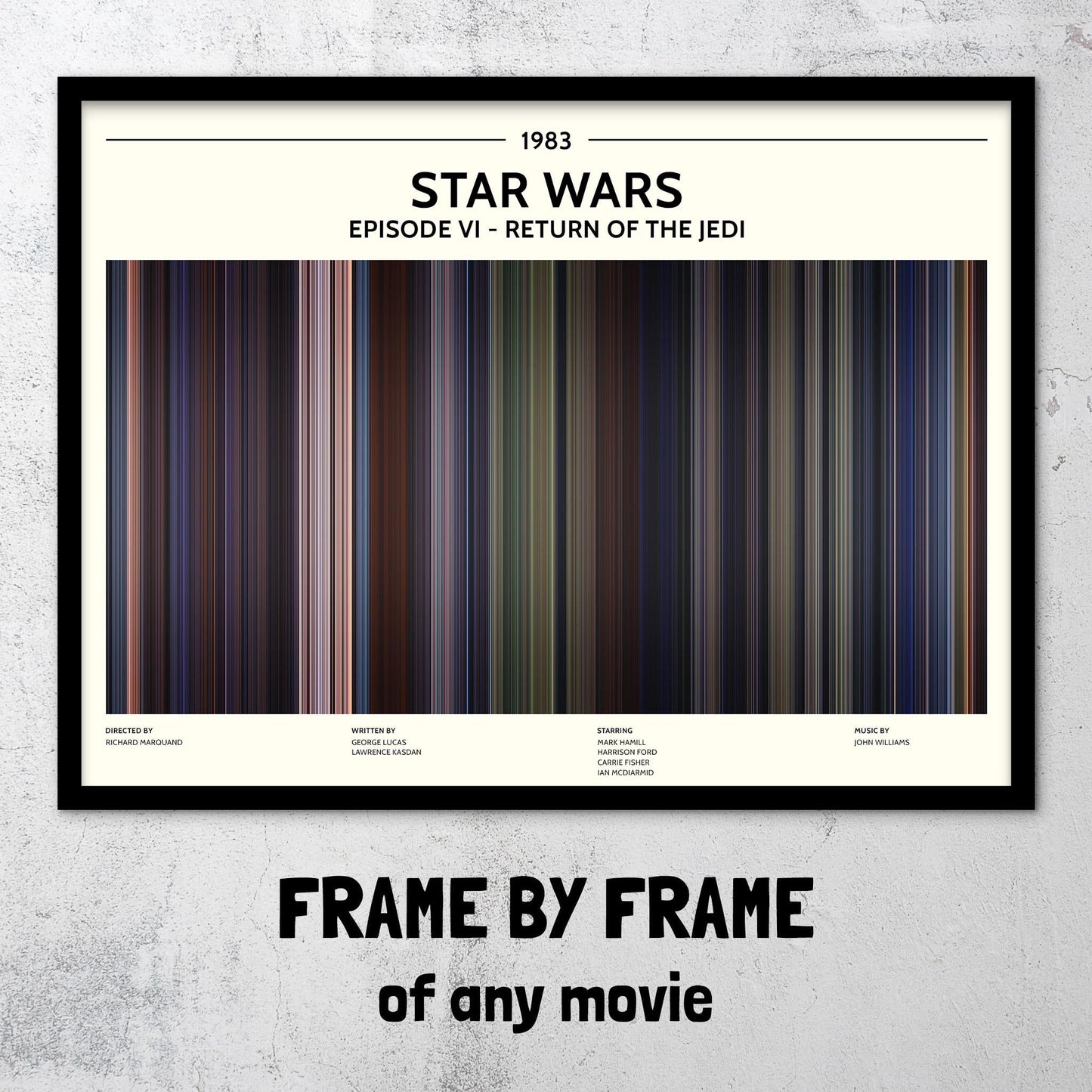 Star Wars: Episode VI - Return of the Jedi (1983) Barcode Palette