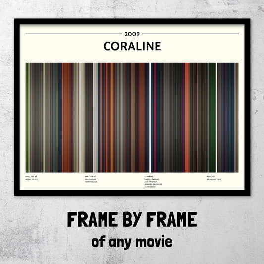 Coraline (2009) Barcode Palette