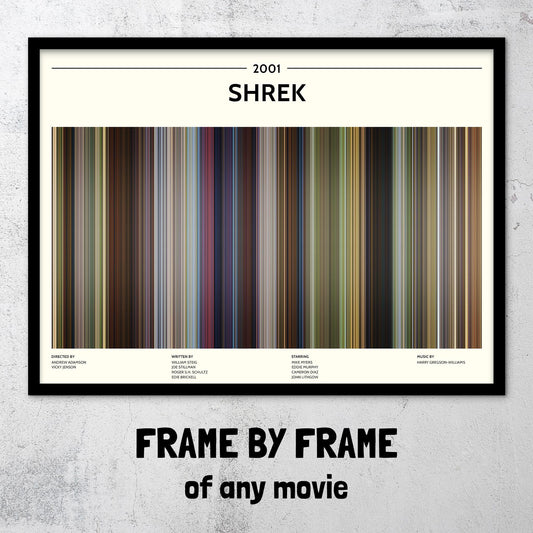 Shrek (2001) Barcode Palette