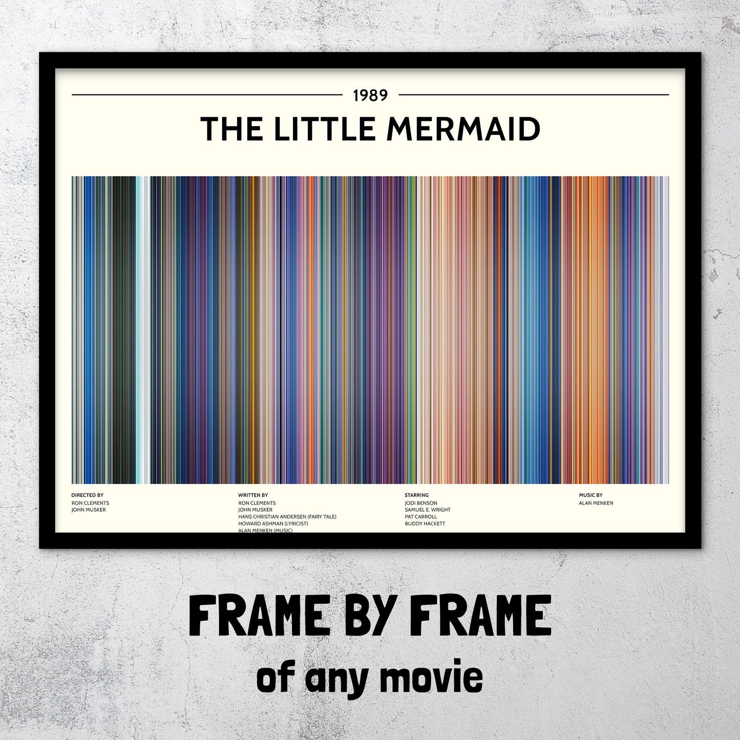 The Little Mermaid (1989) Barcode Palette