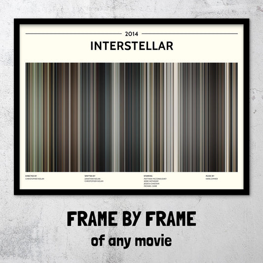 Interstellar (2014) Barcode Palette