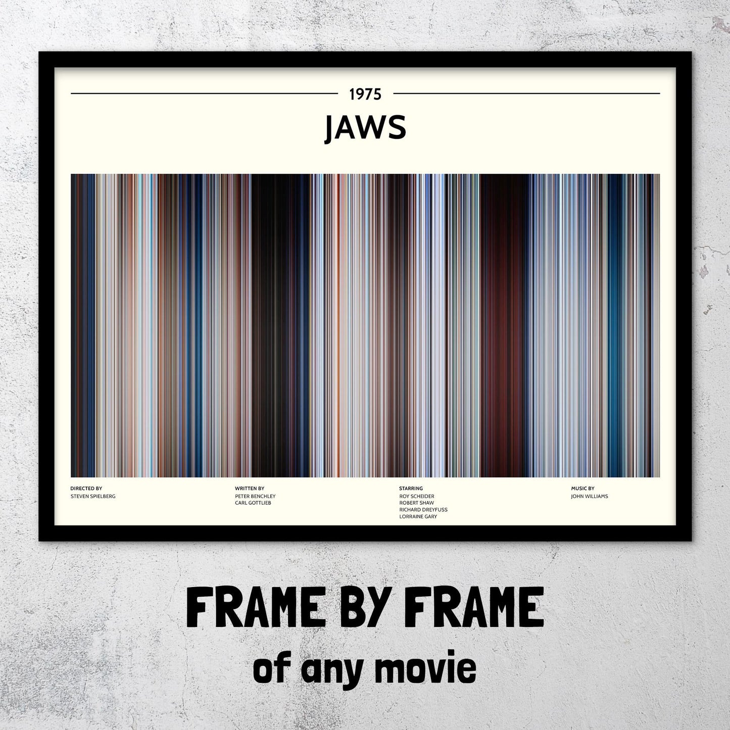 Jaws (1975) Barcode Palette