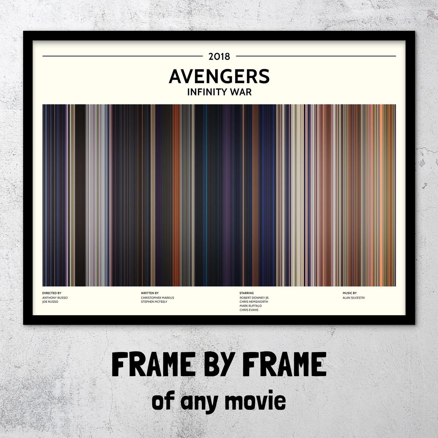 Avengers: Infinity War (2018) Barcode Palette