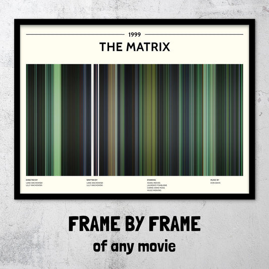 The Matrix (1999) Barcode Palette