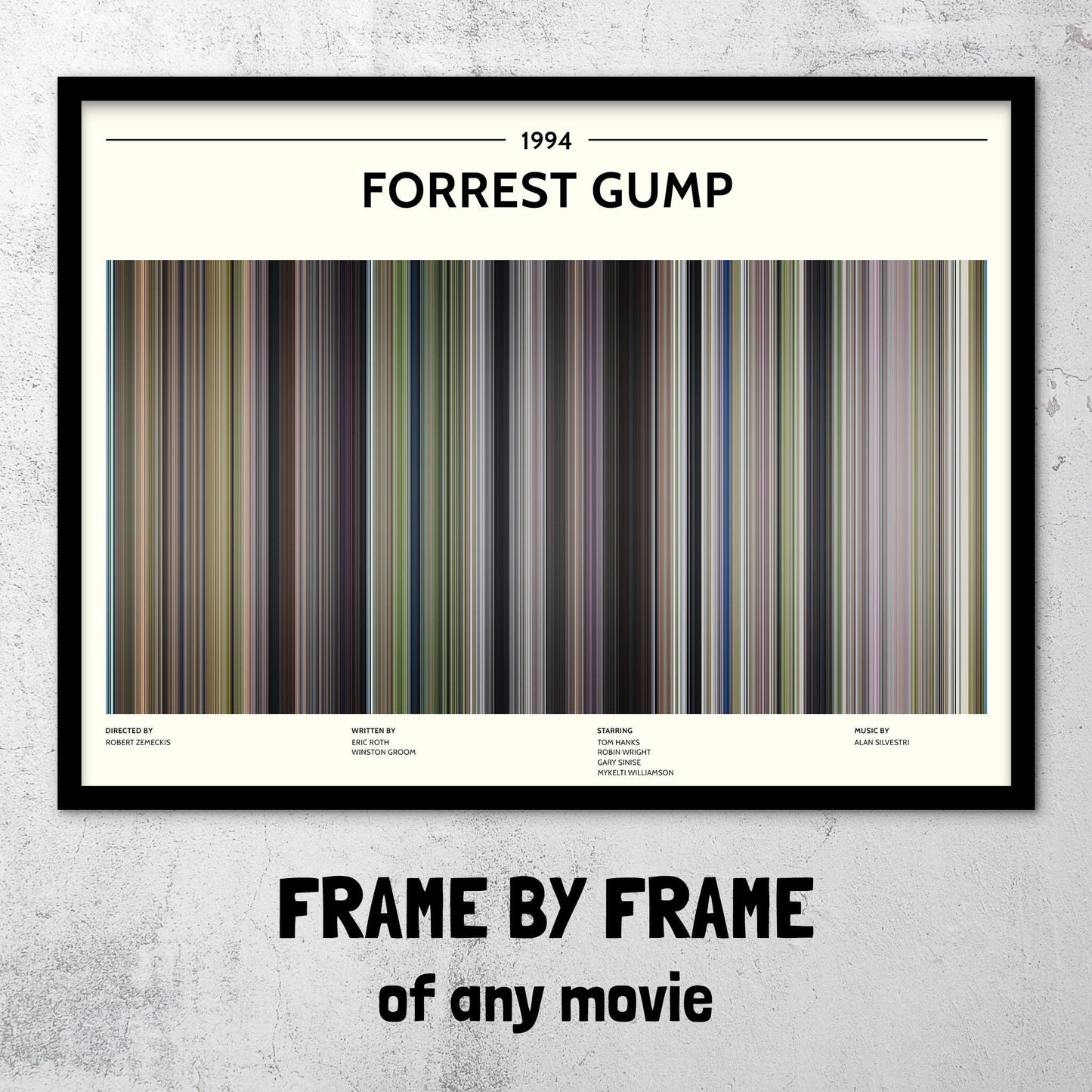 Forrest Gump (1994) Barcode Palette