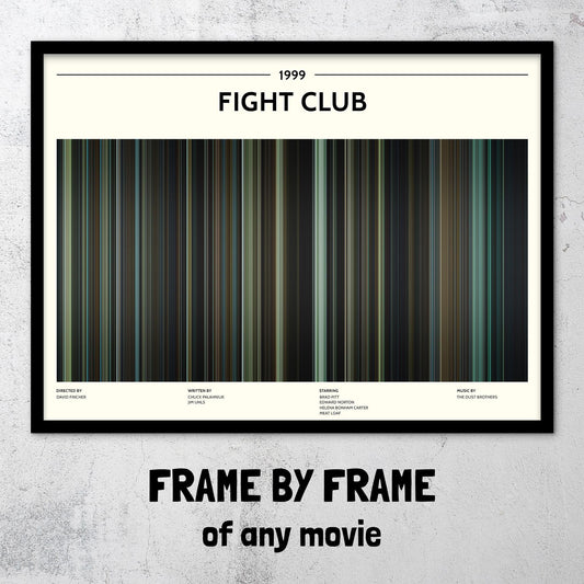 Fight Club (1999) Barcode Palette