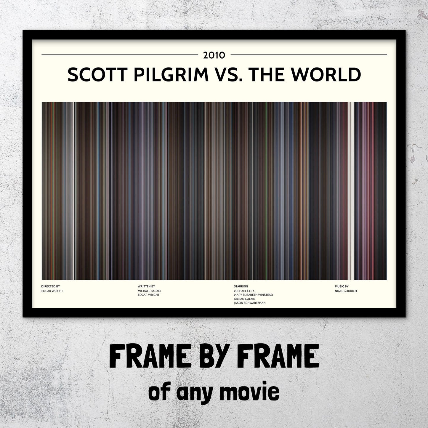 Scott Pilgrim vs. the World (2010) Barcode Palette