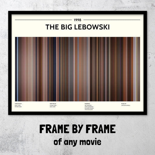 The Big Lebowski (1998) Barcode Palette