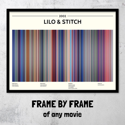 Lilo & Stitch (2002) Barcode Palette