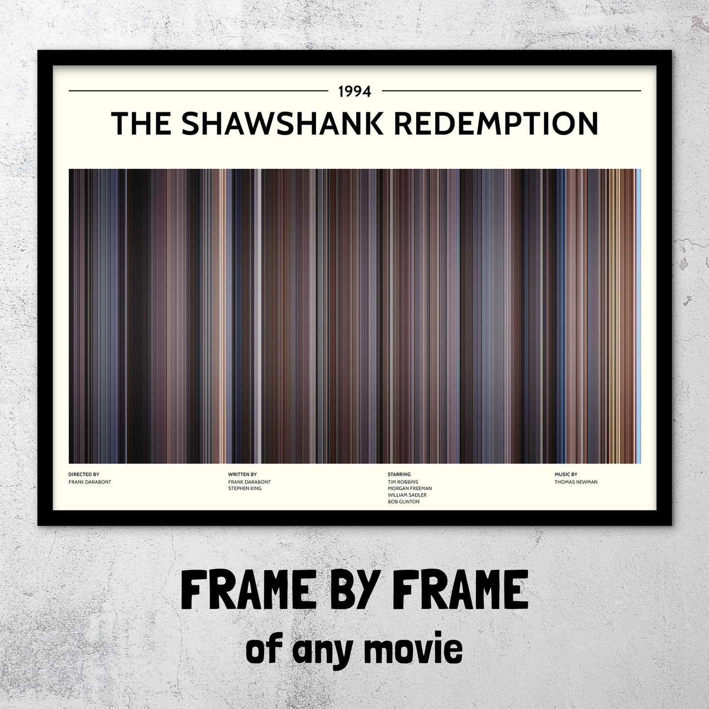 The Shawshank Redemption (1994) Barcode Palette