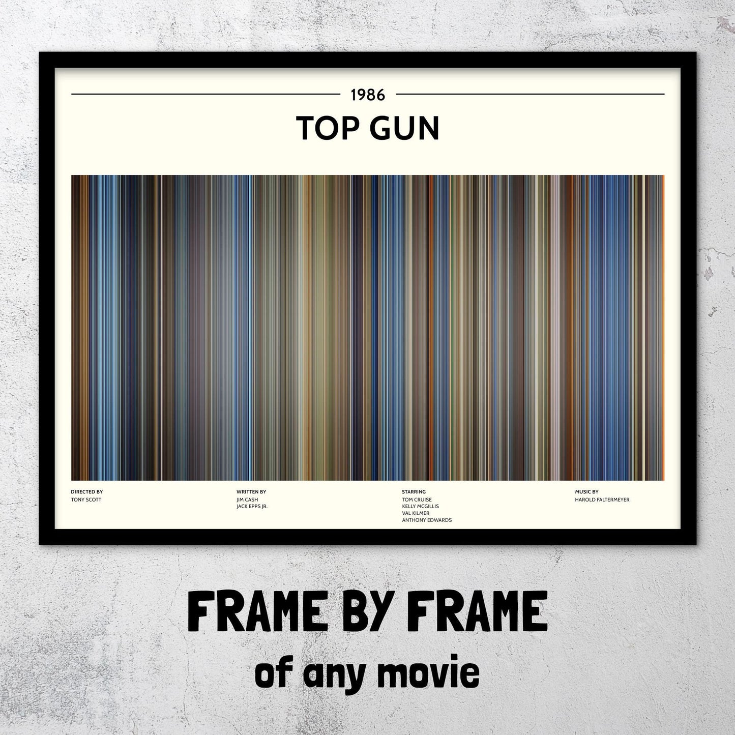 Top Gun (1986) Barcode Palette