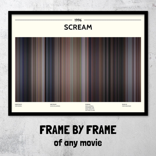 Scream (1996) Barcode Palette