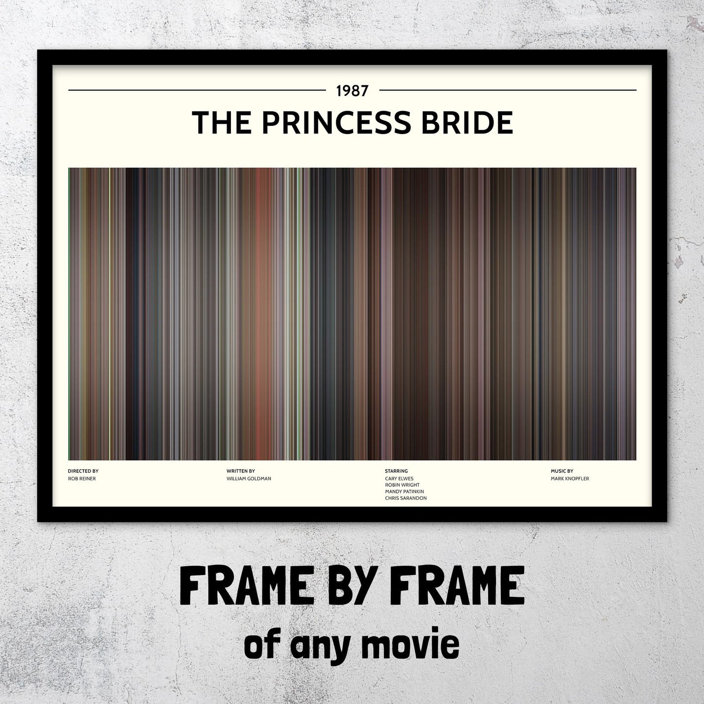 The Princess Bride (1987) Barcode Palette