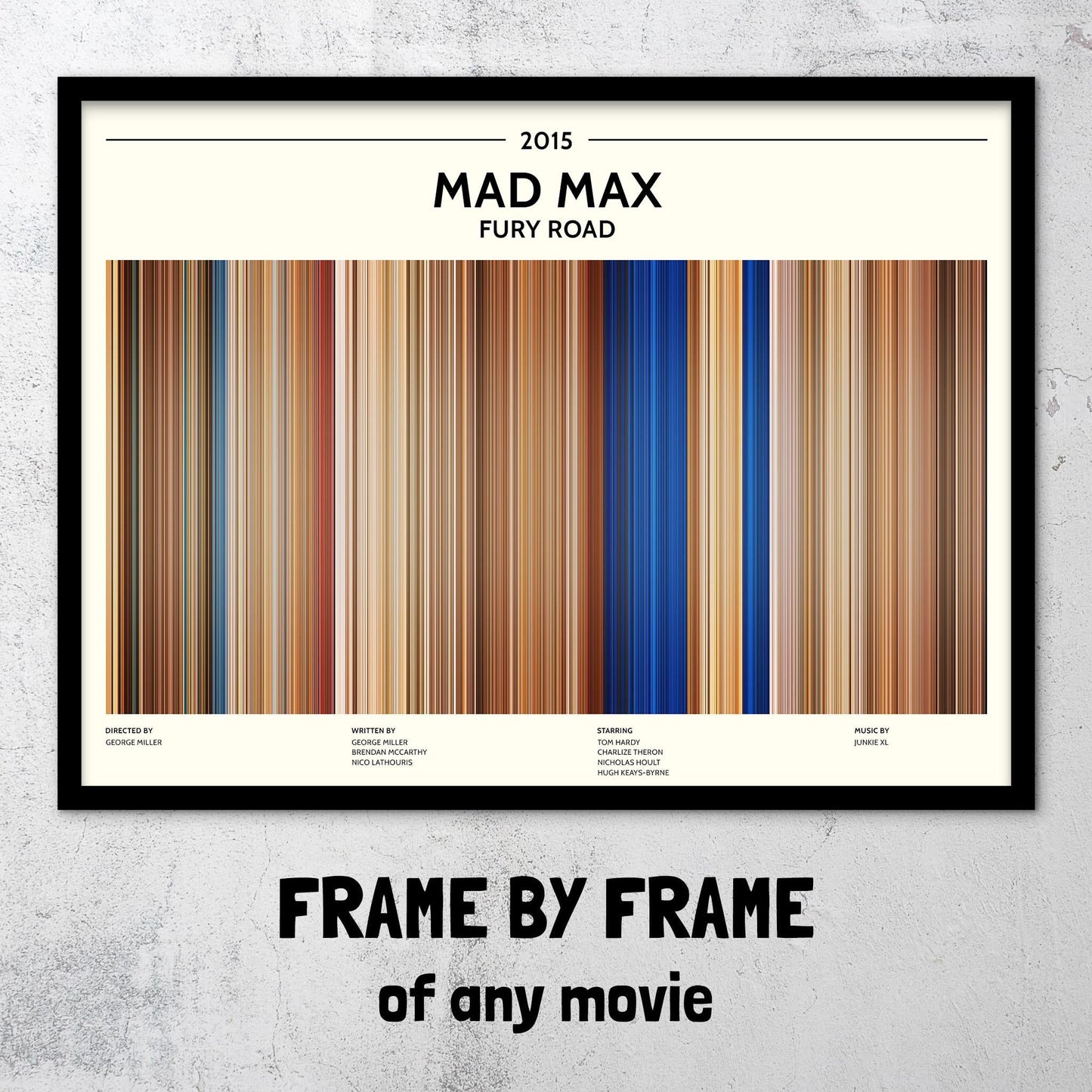 Mad Max: Fury Road (2015) Barcode Palette